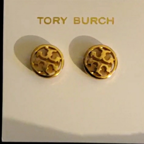 Tory Burch Earrings Circle T logo - Picture 10 of 12